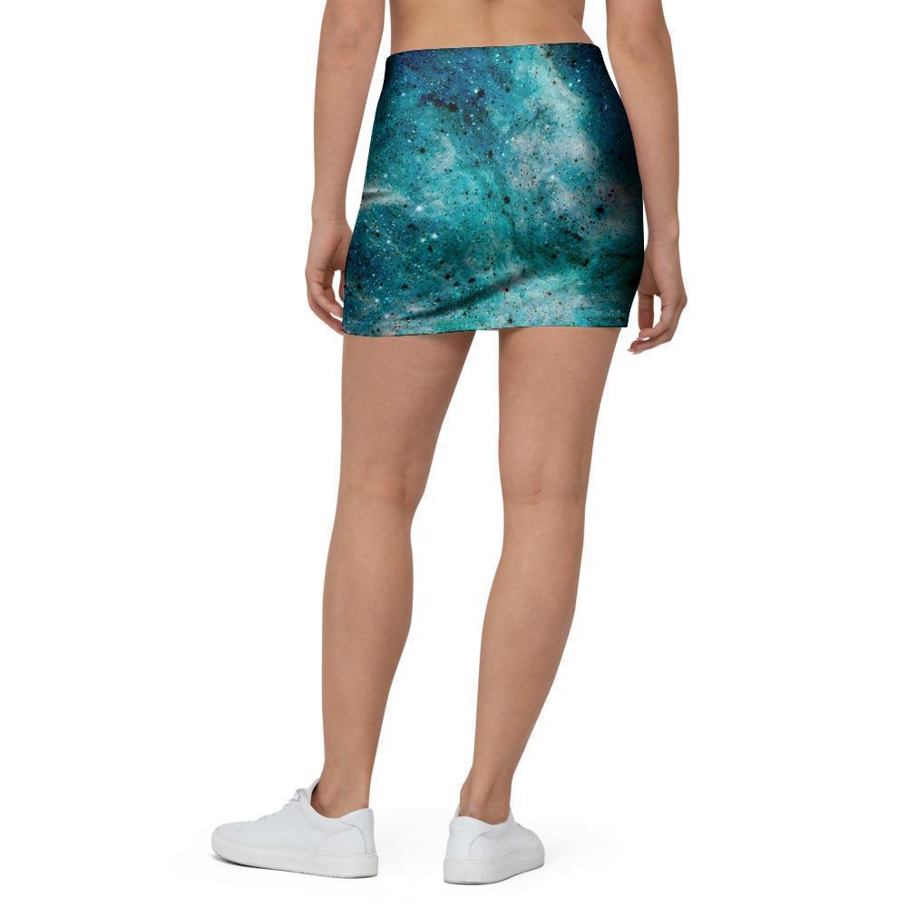 Blue Galaxy Space Mini Skirt-grizzshop