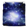 Load image into Gallery viewer, Blue Galaxy Space Stardust Print Duvet Cover Bedding Set-grizzshop