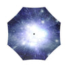 Blue Galaxy Space Stardust Print Foldable Umbrella-grizzshop