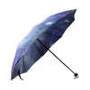 Blue Galaxy Space Stardust Print Foldable Umbrella-grizzshop