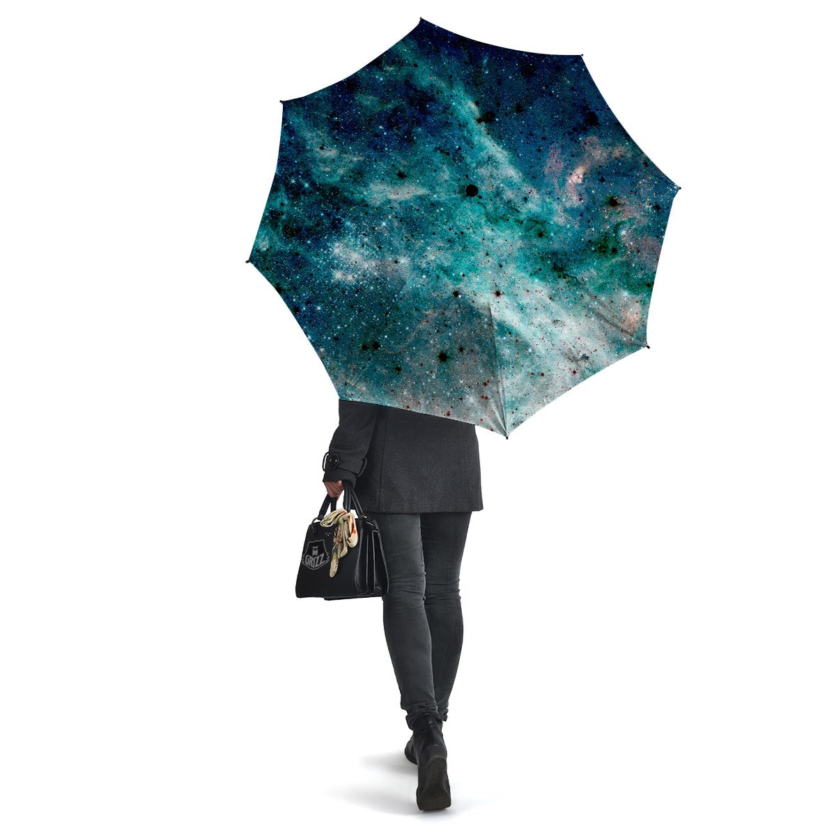 Blue Galaxy Space Umbrella-grizzshop