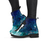 Blue Galaxy Space Women's Boots-grizzshop