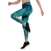 Blue Galaxy Space Women's Leggings-grizzshop