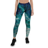 Blue Galaxy Space Women's Leggings-grizzshop