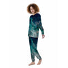 Blue Galaxy Space Women's Pajamas-grizzshop