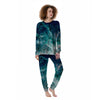 Blue Galaxy Space Women's Pajamas-grizzshop