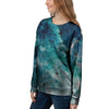 Blue Galaxy Space Women's Sweatshirt-grizzshop