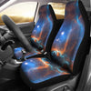 Blue Geomagnetic Storm Galaxy Space Print Universal Fit Car Seat Cover-grizzshop