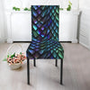 Blue Green Egg Skin Dragon Pattern Print Chair Cover-grizzshop