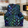 Blue Green Egg Skin Dragon Pattern Print Recliner Cover-grizzshop