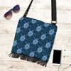 Blue Hawaiian Sea Turtle Pattern Print Crossbody Bags-grizzshop