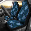 Blue Hawaiian Sea Turtle Pattern Print Universal Fit Car Seat Cover-grizzshop