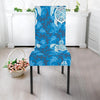 Blue Hawaiian Shark Sea Turtle Pattern Print Chair Cover-grizzshop