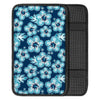 Blue Hibiscus Hawaiian Print Car Console Cover-grizzshop