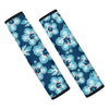 Blue Hibiscus Hawaiian Print Seat Belt Cover-grizzshop