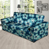 Blue Hibiscus Hawaiian Print Sofa Cover-grizzshop