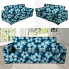 Blue Hibiscus Hawaiian Print Sofa Cover-grizzshop