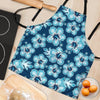 Blue Hibiscus Hawaiian Print Women's Apron-grizzshop