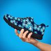 Blue Hibiscus Hawaiian Print Women's Sneakers-grizzshop