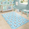 Blue Koala Pattern Print Floor Mat-grizzshop