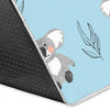 Blue Koala Pattern Print Floor Mat-grizzshop