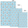 Blue Koala Pattern Print Floor Mat-grizzshop