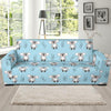 Blue Koala Pattern Print Sofa Covers-grizzshop