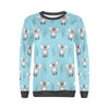 Blue Koala Pattern Print Women's Sweatshirt-grizzshop