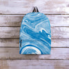 Blue Liquid Marble Backpack-grizzshop