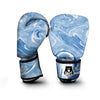 Blue Liquid Marble Boxing Gloves-grizzshop