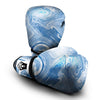 Blue Liquid Marble Boxing Gloves-grizzshop