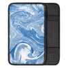 Blue Liquid Marble Car Console Cover-grizzshop