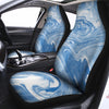 Blue Liquid Marble Car Seat Covers-grizzshop