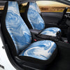 Blue Liquid Marble Car Seat Covers-grizzshop