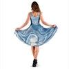 Blue Liquid Marble Dress-grizzshop