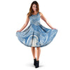 Blue Liquid Marble Dress-grizzshop