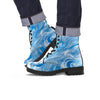 Blue Liquid Marble Men's Boots-grizzshop