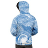 Blue Liquid Marble Men's Hoodie-grizzshop