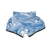 Blue Liquid Marble Muay Thai Boxing Shorts-grizzshop