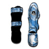 Blue Liquid Marble Muay Thai Shin Guard-grizzshop