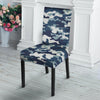 Blue Navy Camo Print Chair Cover-grizzshop