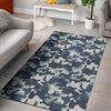 Blue Navy Camo Print Floor Mat-grizzshop