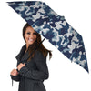 Blue Navy Camo Print Umbrella-grizzshop