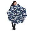 Blue Navy Camo Print Umbrella-grizzshop