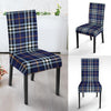 Blue Navy Plaid Tartan Chair Cover-grizzshop