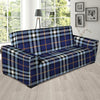 Blue Navy Plaid Tartan Sofa Cover-grizzshop