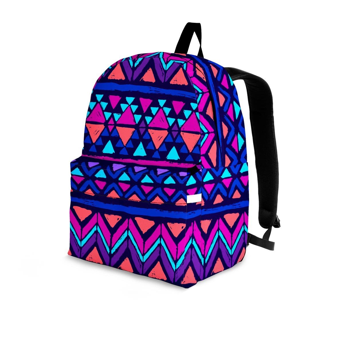 Blue Neon Color Indian Aztec Backpack-grizzshop