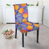 Blue Neon Pineapple Hawaiian Print Chair Cover-grizzshop