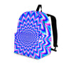 Blue Optical illusion Backpack-grizzshop