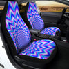 Blue Optical illusion Car Seat Covers-grizzshop